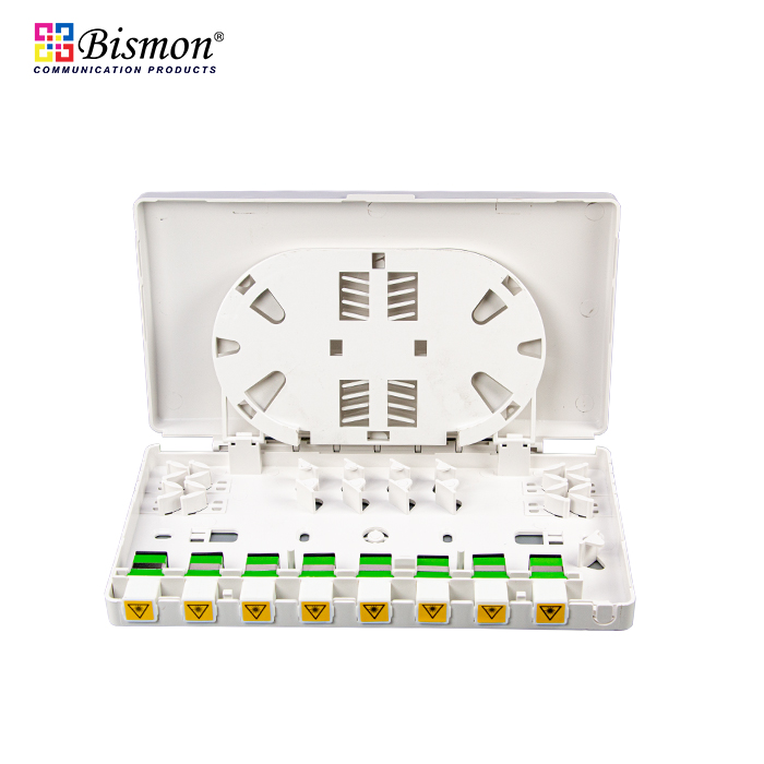 Fiber optic box กล่องพักสาย 8 Ports Socket Panel FTTx Box (กล่องเปล่า)